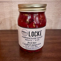 Candied Red Hot Jalapeños