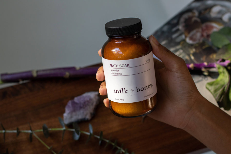 10oz Bath Soak No. 08 - Lavender, Eucalyptus