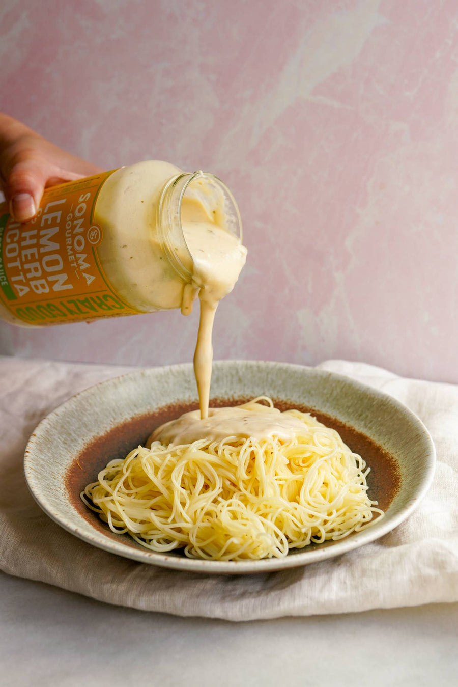Lemon & Herb Ricotta Pasta Sauce