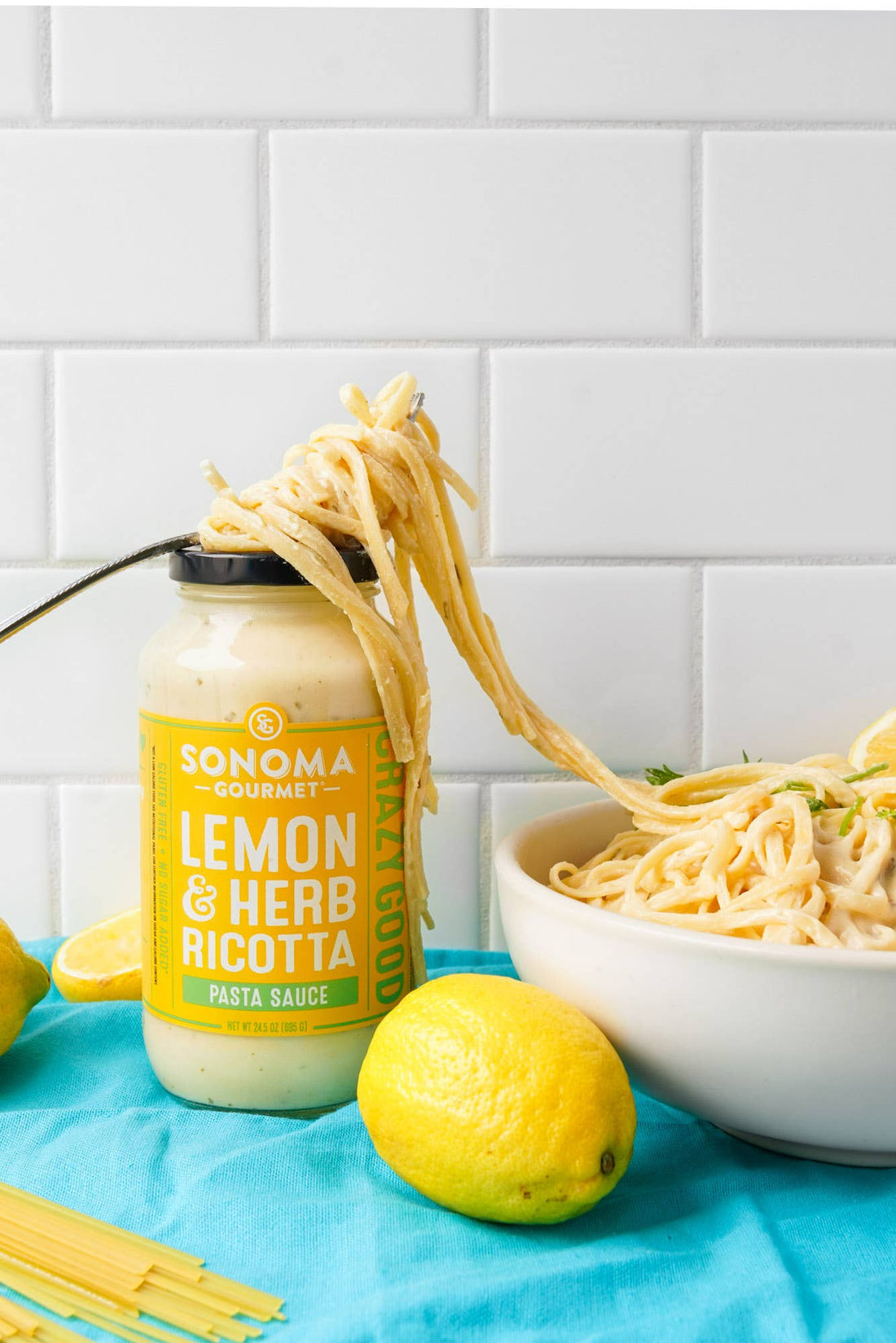 Lemon & Herb Ricotta Pasta Sauce