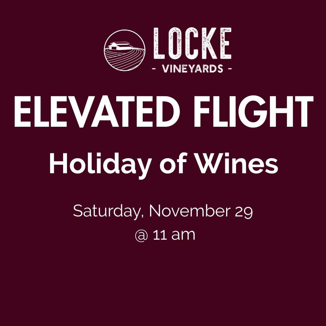 Elevated Flight: Holiday of Wines (11/29/25)