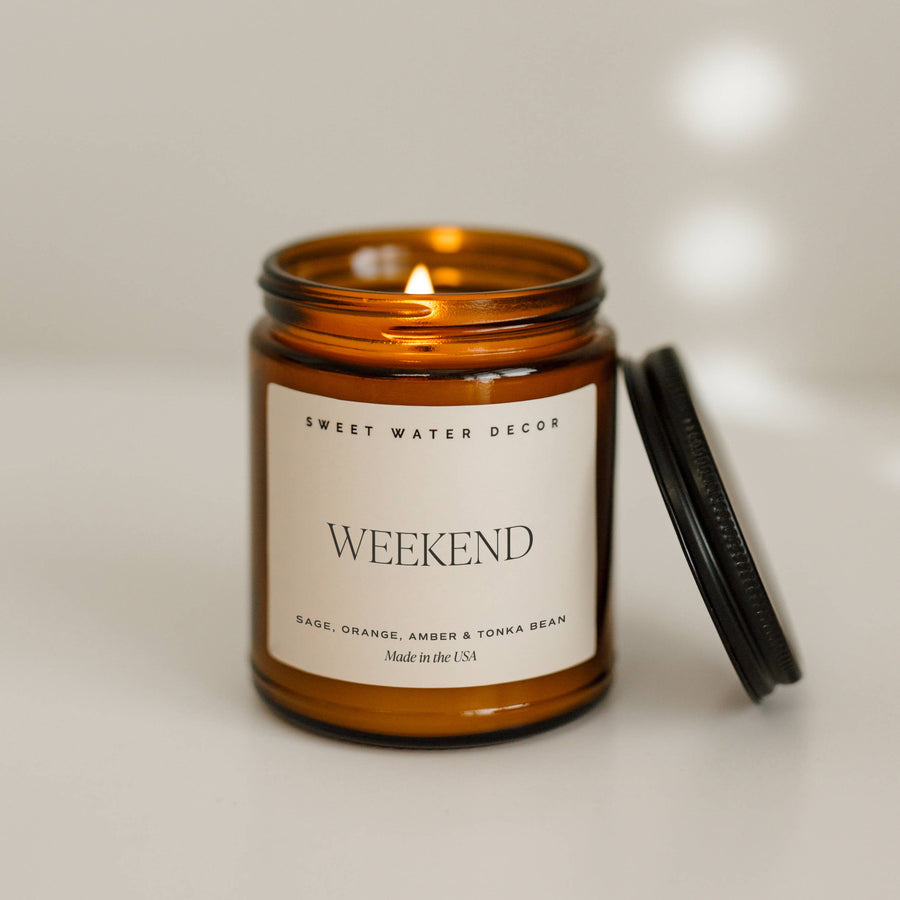 Weekend 9 oz Soy Candle - Home Decor & Gifts