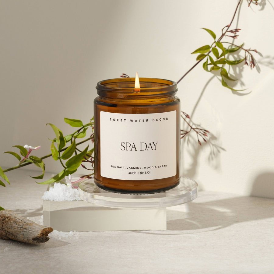 Spa Day 9 oz Soy Candle - Home Decor & Gifts