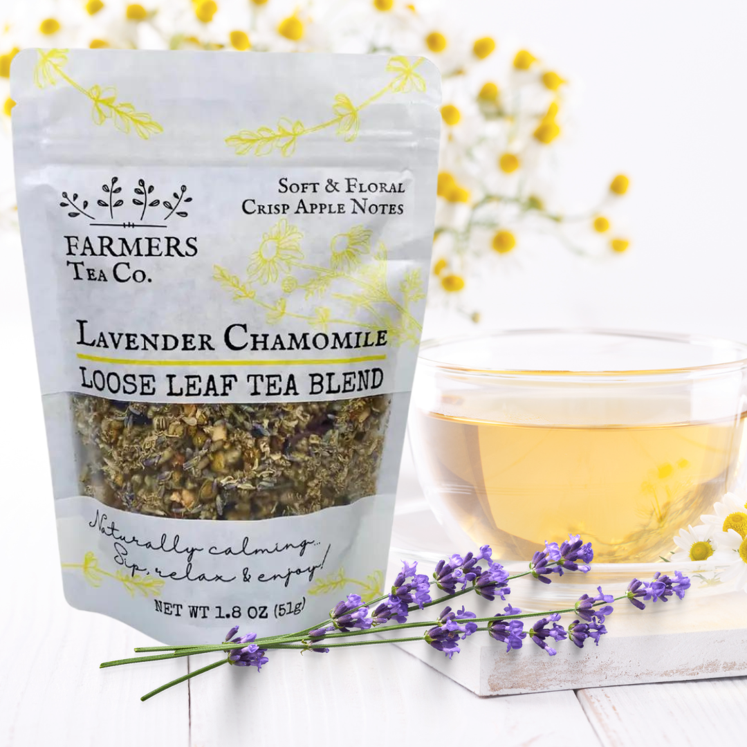 FARMERS Tea Co. Lavender Chamomile Tea, Loose Leaf Tea Blend