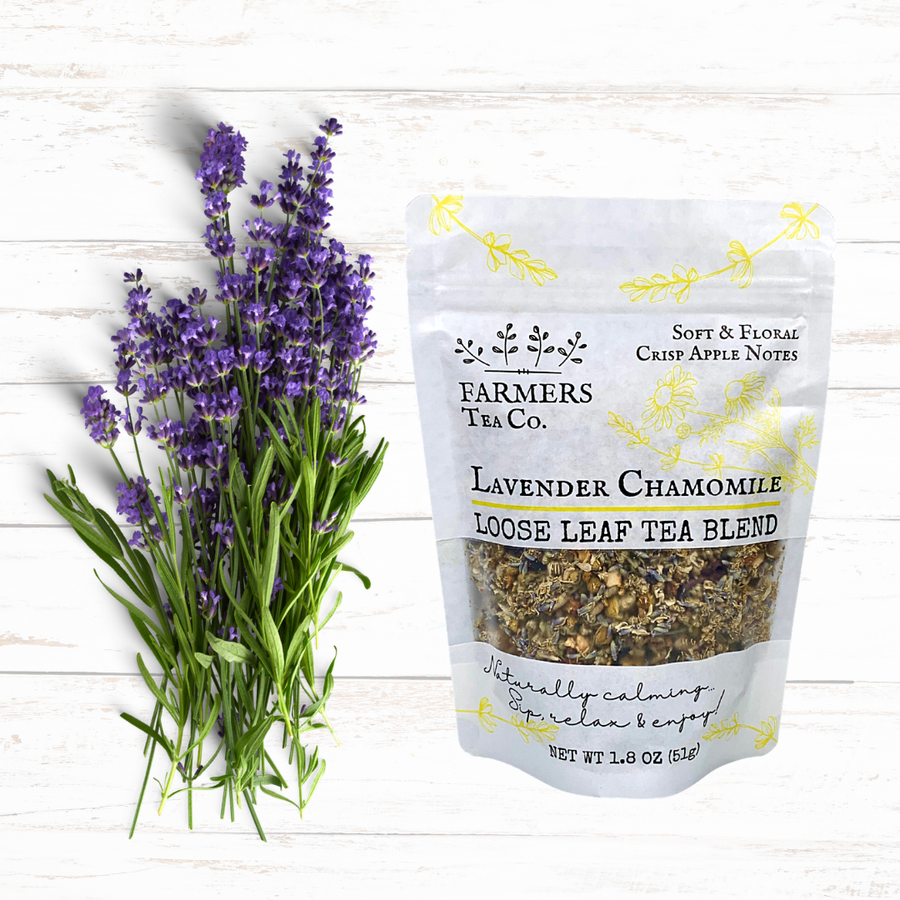 FARMERS Tea Co. Lavender Chamomile Tea, Loose Leaf Tea Blend