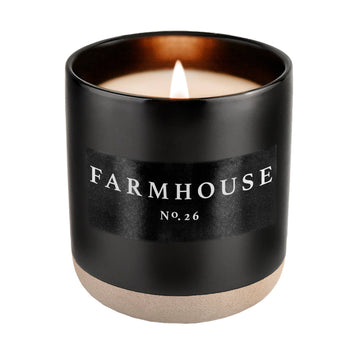 Farmhouse 12 oz Soy Candle - Fall Home Decor & Gifts