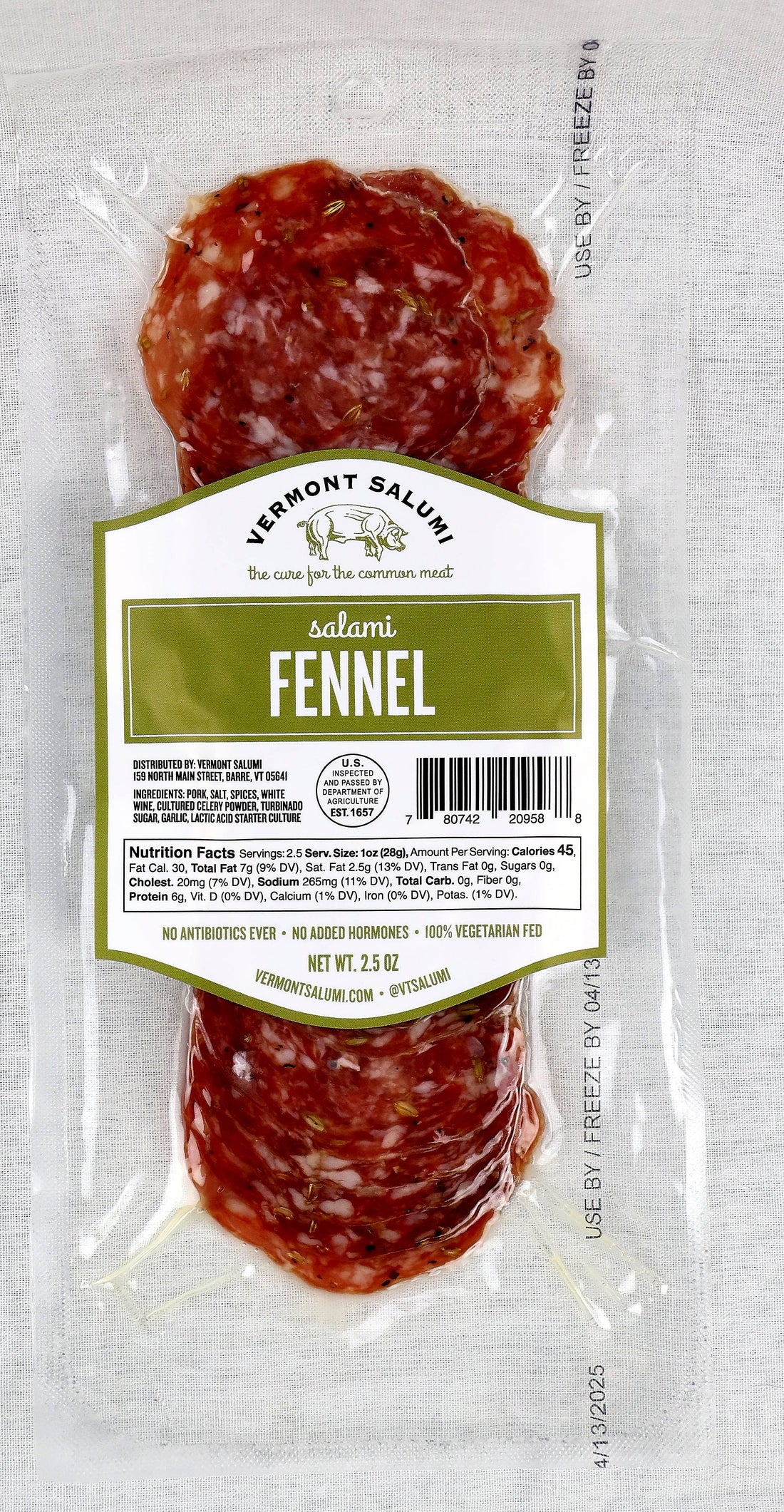 Fennel Sliced Salami