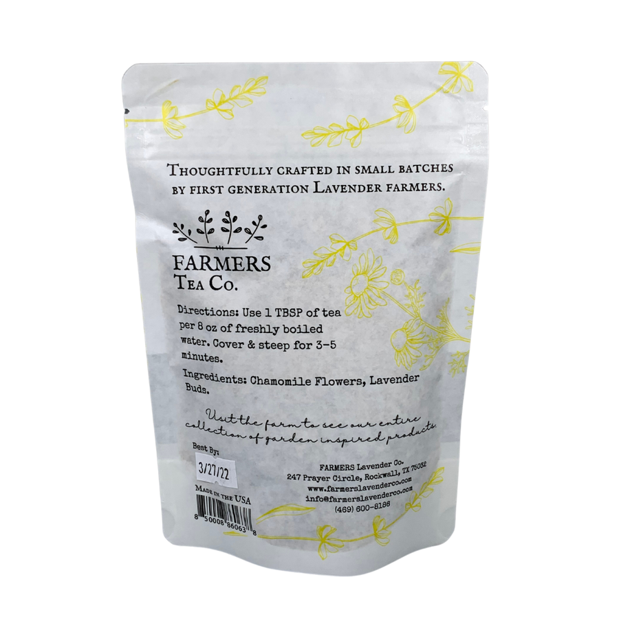 FARMERS Tea Co. Lavender Chamomile Tea, Loose Leaf Tea Blend