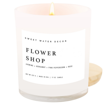 Flower Shop 11 oz Soy Candle - Home Decor & Gifts