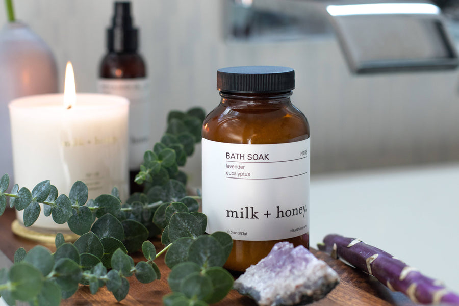 10oz Bath Soak No. 08 - Lavender, Eucalyptus